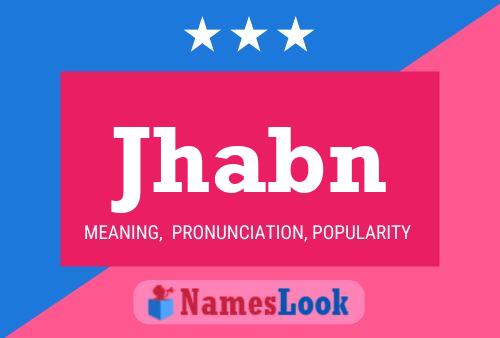 Jhabn Name Poster