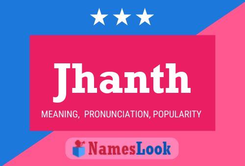 Jhanth Name Poster