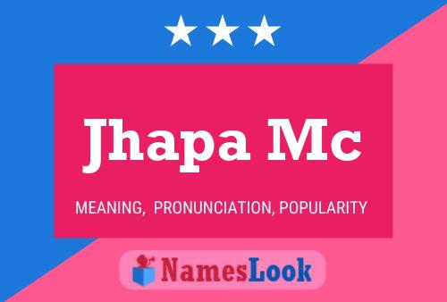 Jhapa Mc Name Poster