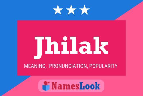 Jhilak Name Poster