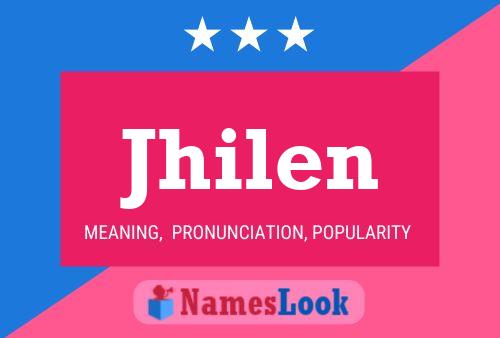 Jhilen Name Poster