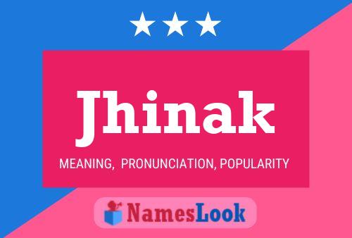 Jhinak Name Poster