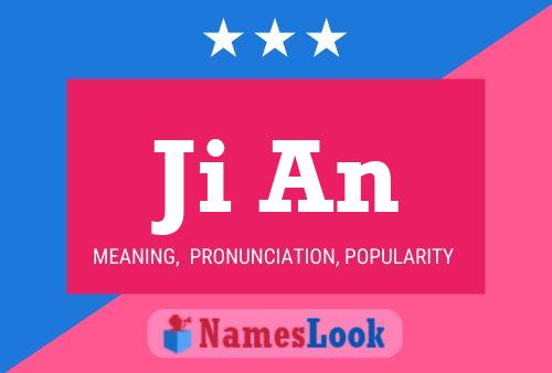 Ji An Name Poster