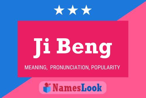 Ji Beng Name Poster