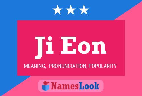 Ji Eon Name Poster