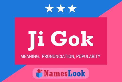 Ji Gok Name Poster