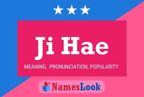 Ji Hae Name Poster