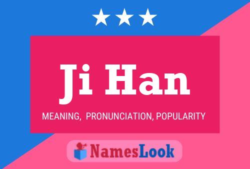 Ji Han Name Poster