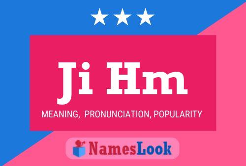 Ji Hm Name Poster