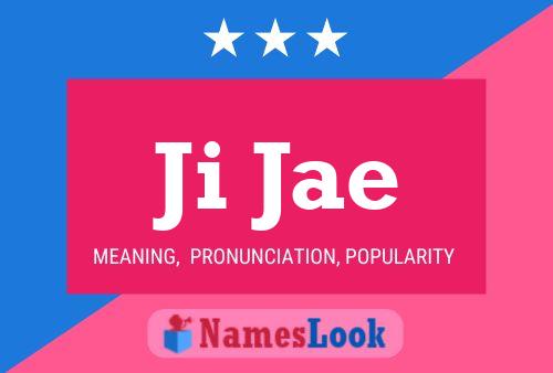 Ji Jae Name Poster