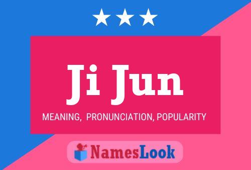 Ji Jun Name Poster