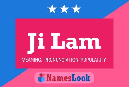 Ji Lam Name Poster