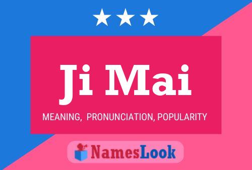 Ji Mai Name Poster