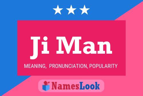 Ji Man Name Poster