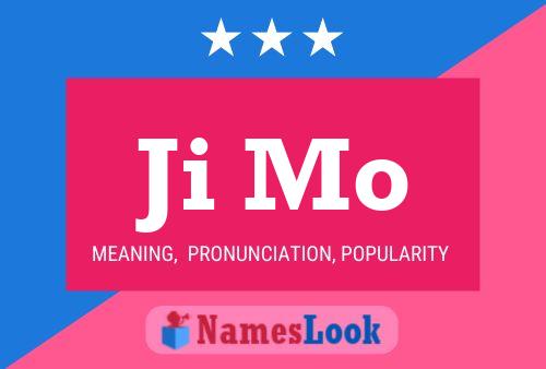 Ji Mo Name Poster