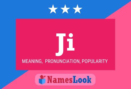 Ji Name Poster