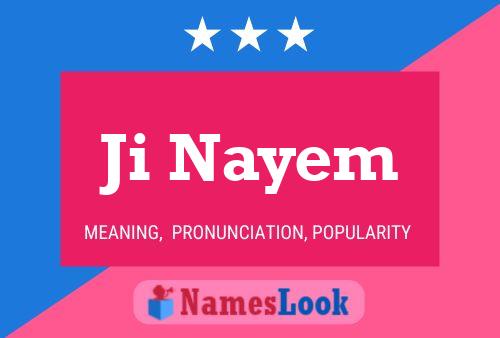 Ji Nayem Name Poster