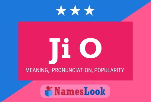 Ji O Name Poster