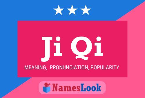 Ji Qi Name Poster