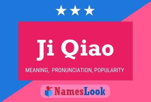 Ji Qiao Name Poster