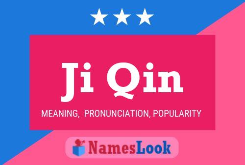 Ji Qin Name Poster