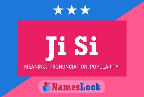 Ji Si Name Poster