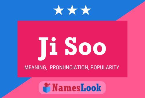 Ji Soo Name Poster