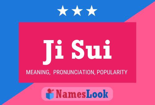 Ji Sui Name Poster