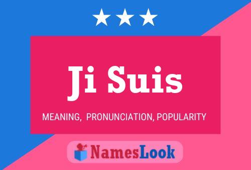 Ji Suis Name Poster