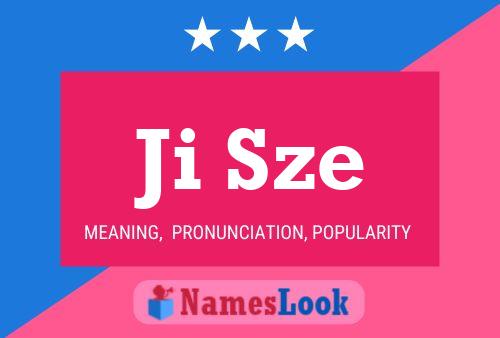 Ji Sze Name Poster