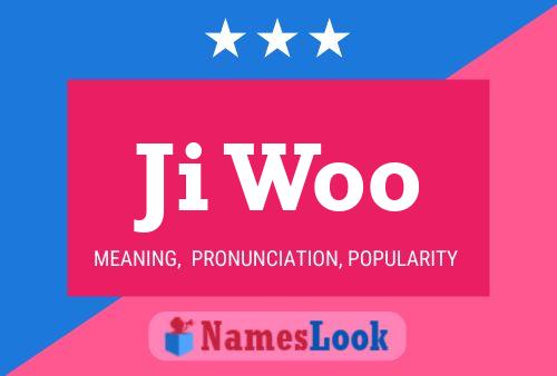 Ji Woo Name Poster