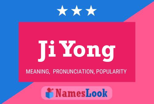 Ji Yong Name Poster