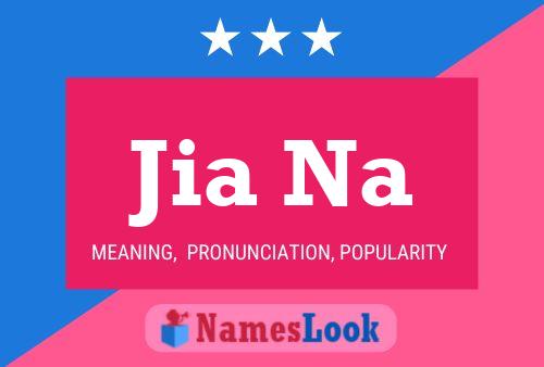 Jia Na Name Poster