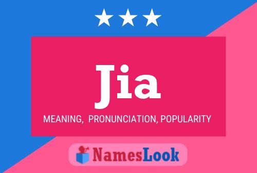 Jia Name Poster