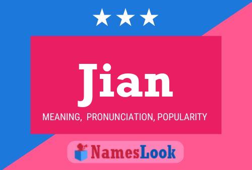 Jian Name Poster