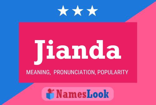 Jianda Name Poster