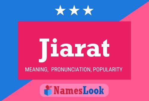 Jiarat Name Poster