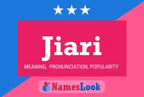 Jiari Name Poster