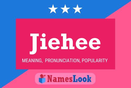 Jiehee Name Poster