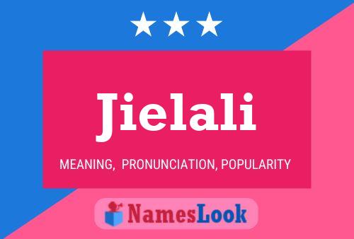 Jielali Name Poster