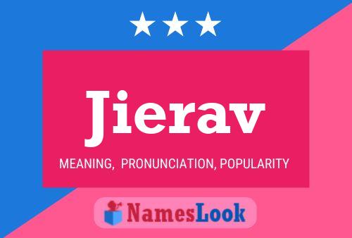 Jierav Name Poster