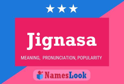 Jignasa Name Poster