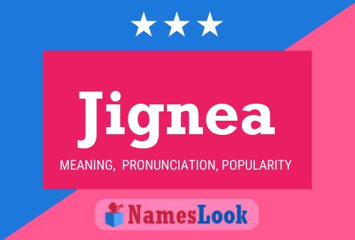 Jignea Name Poster