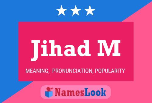 Jihad M Name Poster