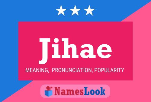 Jihae Name Poster