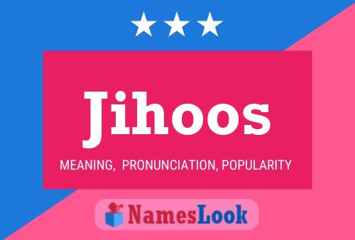 Jihoos Name Poster