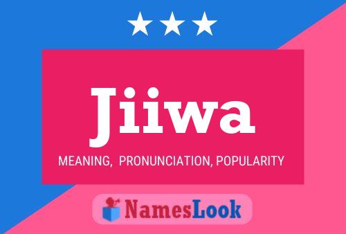 Jiiwa Name Poster