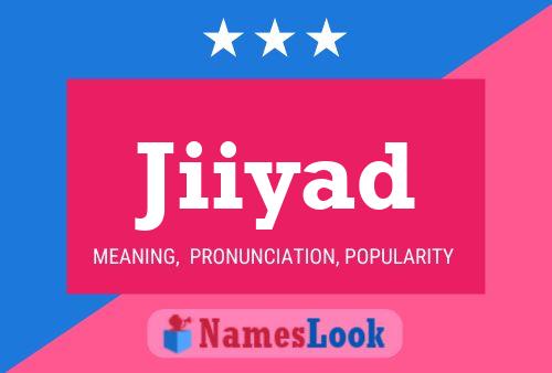 Jiiyad Name Poster