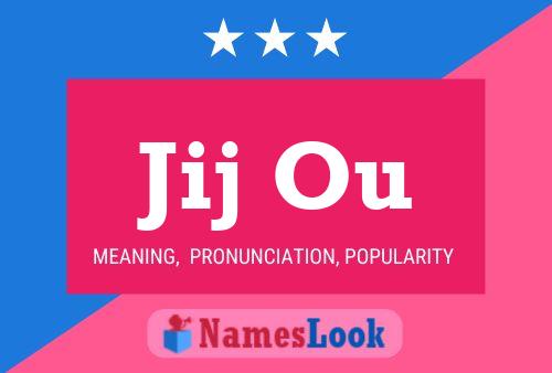 Jij Ou Name Poster