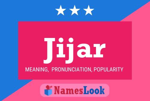 Jijar Name Poster